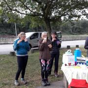 Halte petit-dej. au bord de l'Isère