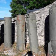 Vassieux en Vercors, caissons de largage